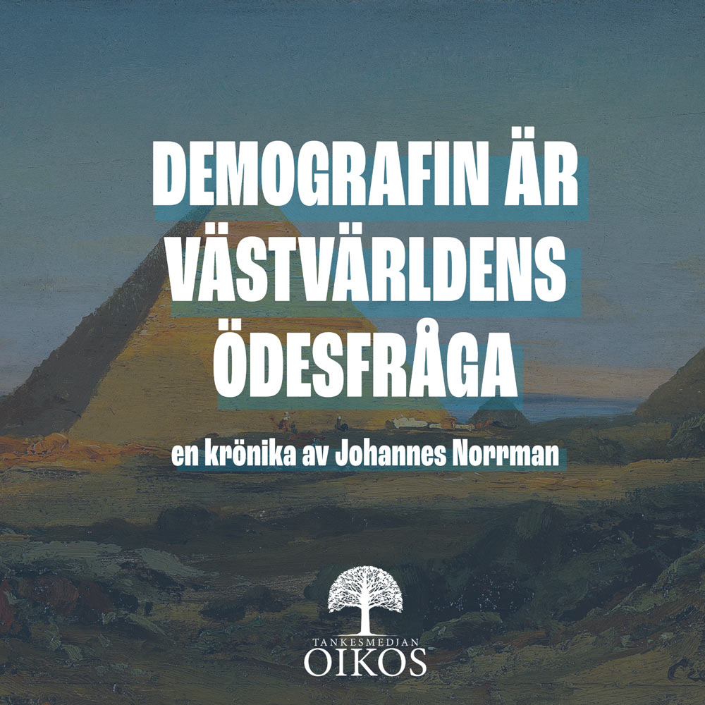 Demografin är västvärldens ödesfråga